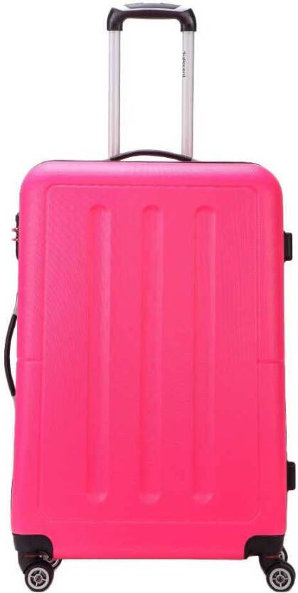 Decent trolley Neon Fix 76 cm. roze