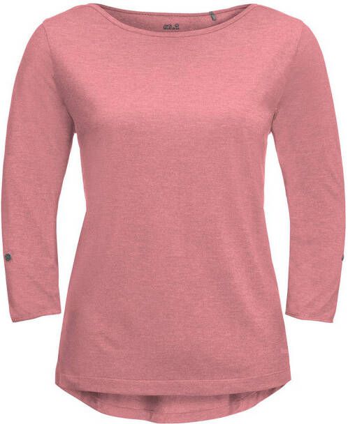 Jack Wolfskin Coral Coast Shirt Dames Lichtroze