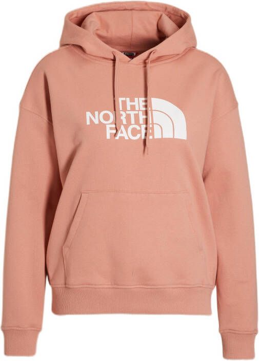 The North Face hoodie Light Drew Peak met logo oudroze