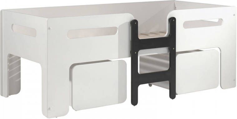 Vipack Kinderledikant Luca 1 persoons met 2 rolkasten